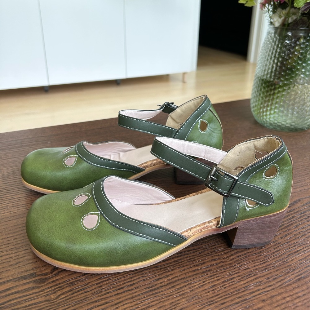 COPY - Adorable 2-color Mary Jane’s imported from Portugal. Brand new.